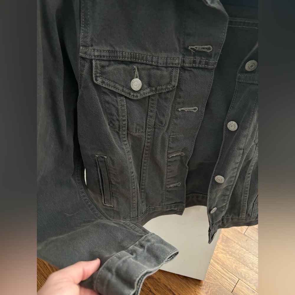 Gray Levi Denim Jacket - image 3